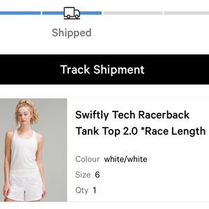 Lululemon Swiftly Tech Racerback Tank Top 2.0 - White